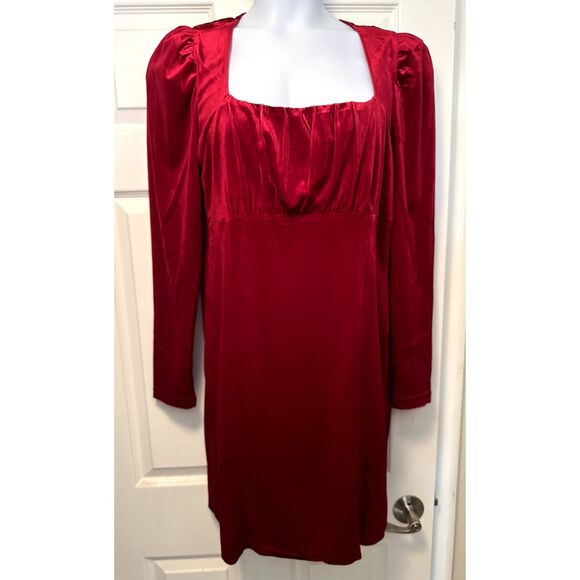 Betsey Johnson Red Velvet Dress XXL - Picture 1 of 7